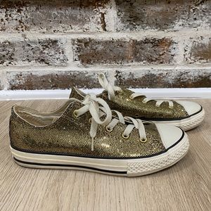All Star Gold Shimmer Converse